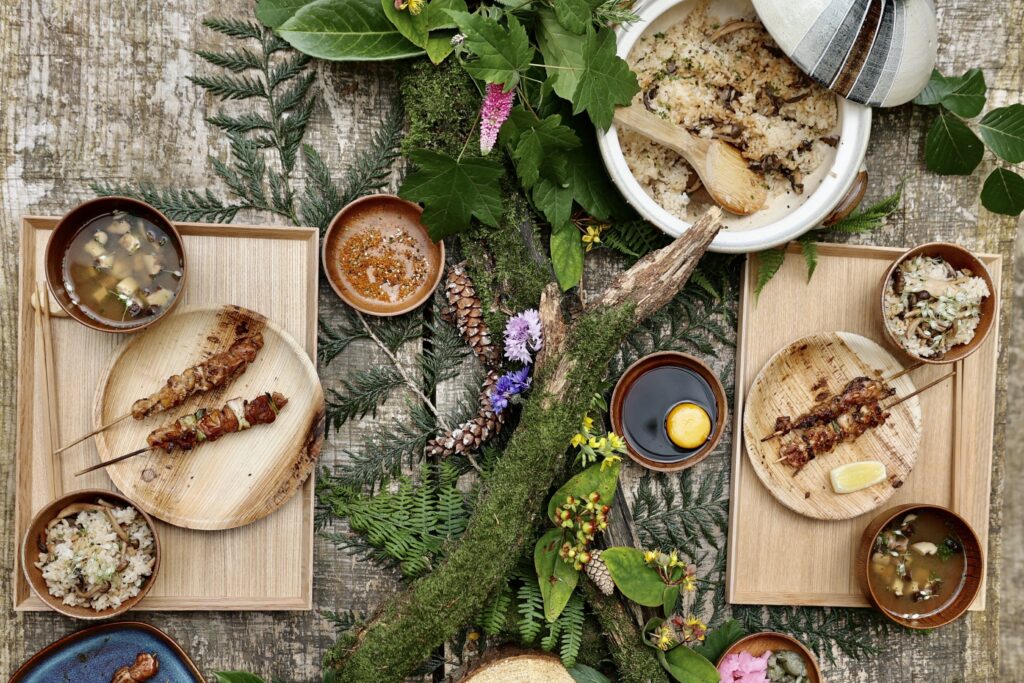 Philli Armitage-Mattin and Yoko Nakada, curated a Japanese Yakitori Workshop exclusively for Nomadic Dinners.